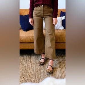 Everlane Ochre Wide leg pants size 2